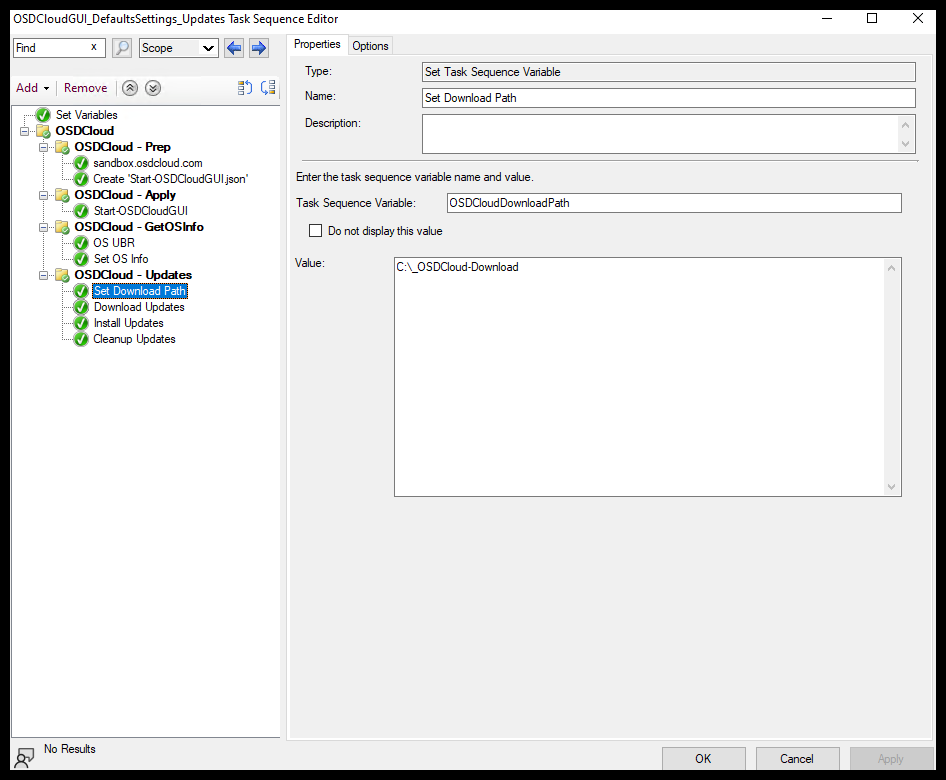 Set Download Location