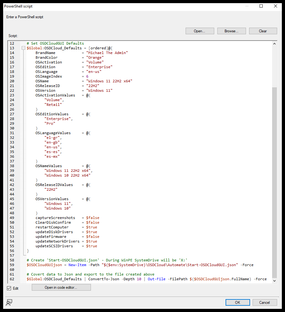 TS Step - Paste Script