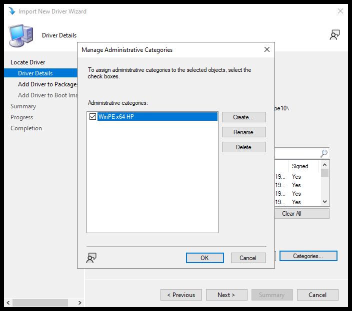 Import Drivers Step 5.a