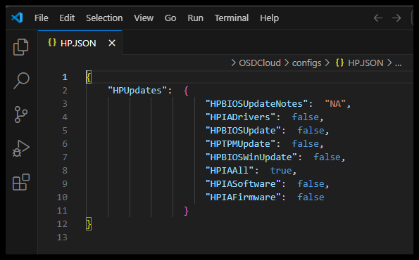 HP.JSON file Example
