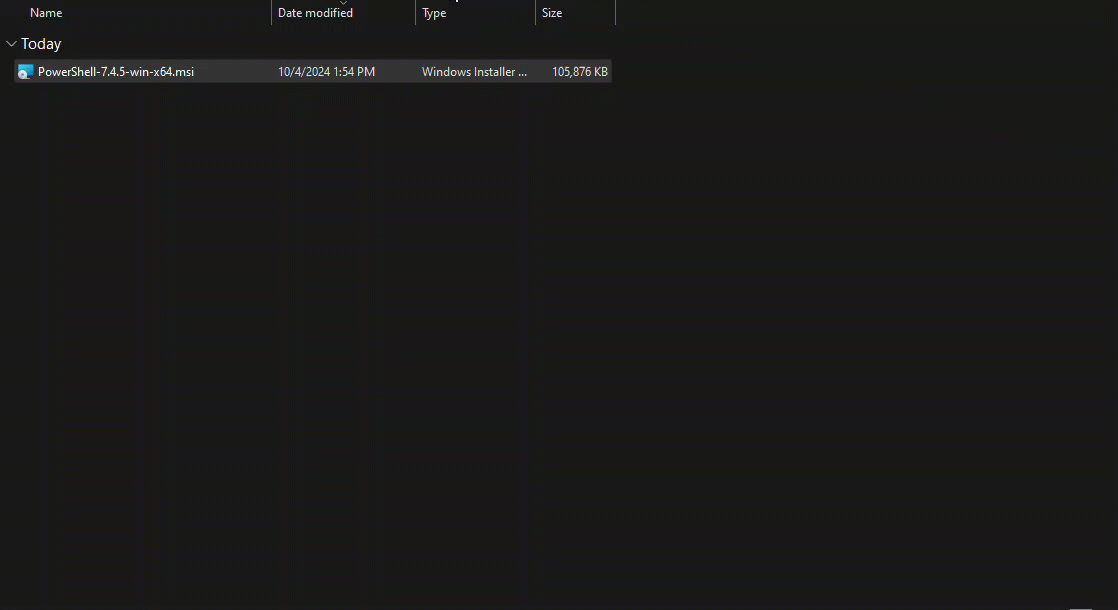 GetMSIInformation Right-Click Menu Demo Gif