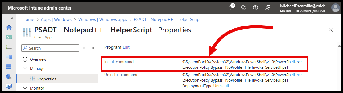 PSADT Install Command using Invoke-ServiceUI.ps1